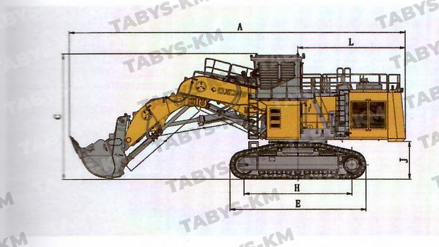 Электроприводный карьерный экскаватор XCMG XE5600E (фронтальная лопата)