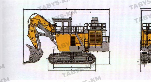 Карьерный экскаватор с фронтальной лопатой XCMG XE4000 (фронтальная лопата)
